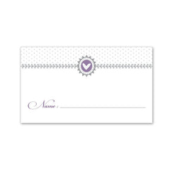 Amethyst Place Cards