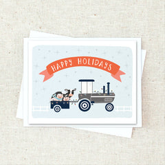 Farm Holiday Greeting Card Set