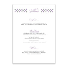 Amethyst Place Cards