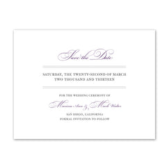 Amethyst Invitation