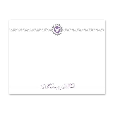 Amethyst Thank You Notecard