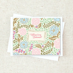 Bridesmaid Greeting Card Set