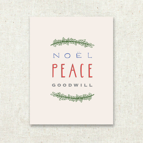 Peace and Goodwill