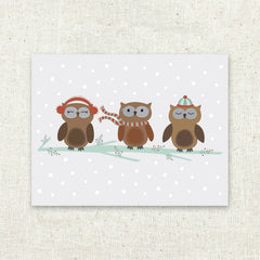 Winter Owls