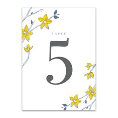 Felicity Table Numbers