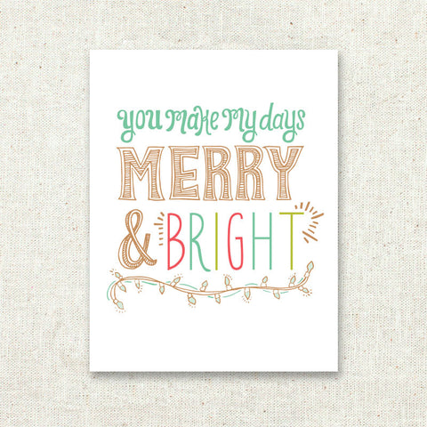 Merry and Bright