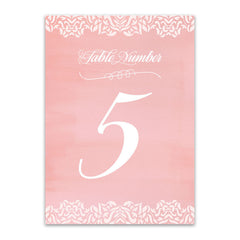 Odette Table Numbers